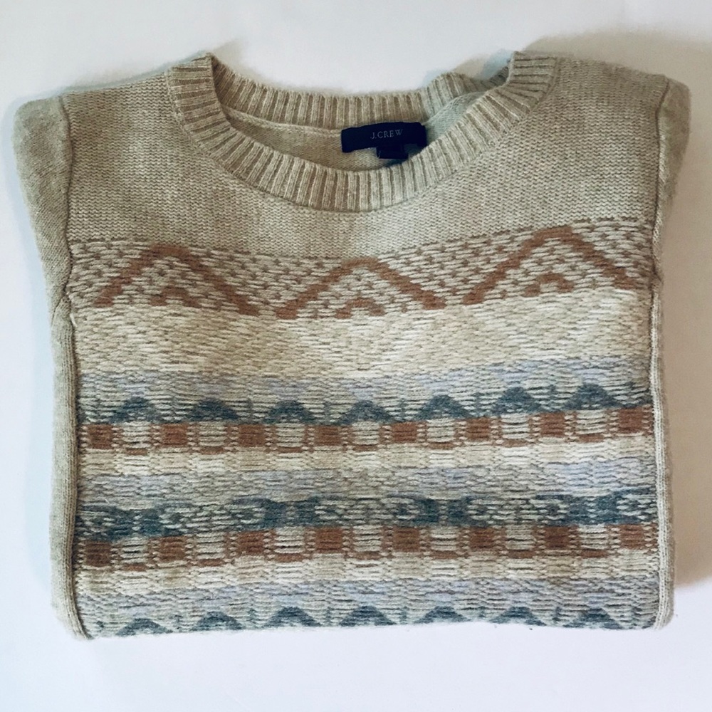 Pretty J.Crew Merino Wool Crew Neck Sweater